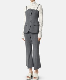 カーブヘムキックフレアパンツ / Curve Hem Kick Flare Pants