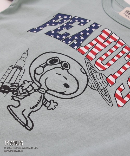 JAM & LINK（ジャムアンドリンク）の「PEANUTS / ピーナッツ スヌーピー 長袖Tシャツ（Tシャツ/カットソー・キッズ・ミント/ブラック/マスタード/ホワイト・100cm/110cm/90cm/80ｃｍ/140cm/120cm/130cm）」の12枚目の写真