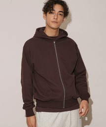 「NJ/CLUB」HOMESTOCK微起毛裏毛ジップスウェットパーカー