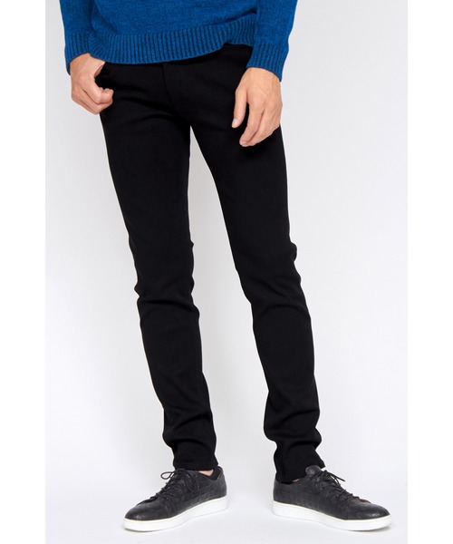 HIGH STREET(ハイストリート)の「HIGH STREET∴ハイパーストレッチトリコチンスリム5ポケットパンツ(スラックス・メンズ・ネイビー/ブラック・M/LL/S/L)」の1枚目の写真