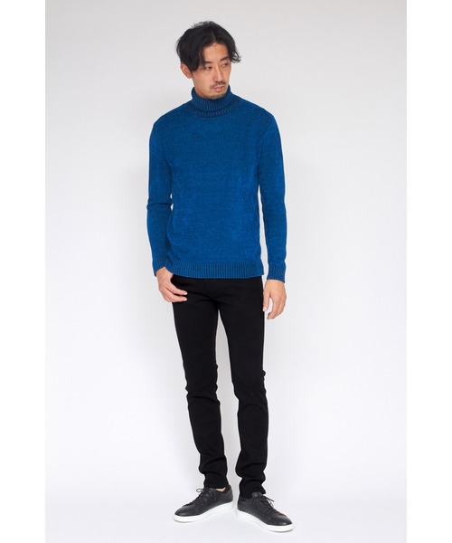 HIGH STREET(ハイストリート)の「HIGH STREET∴ハイパーストレッチトリコチンスリム5ポケットパンツ(スラックス・メンズ・ネイビー/ブラック・M/LL/S/L)」の14枚目の写真
