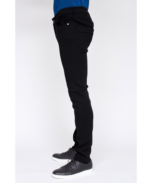 HIGH STREET(ハイストリート)の「HIGH STREET∴ハイパーストレッチトリコチンスリム5ポケットパンツ(スラックス・メンズ・ネイビー/ブラック・M/LL/S/L)」の17枚目の写真