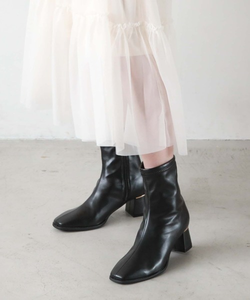 archives(アルシーヴ)の「ストレッチブーツ(ブーツ・レディース・アイボリー/ブラック・MEDIUM/LARGE)」の17枚目の写真