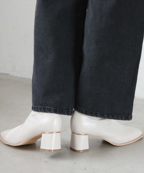 archives(アルシーヴ)の「ストレッチブーツ(ブーツ・レディース・アイボリー/ブラック・MEDIUM/LARGE)」の22枚目の写真