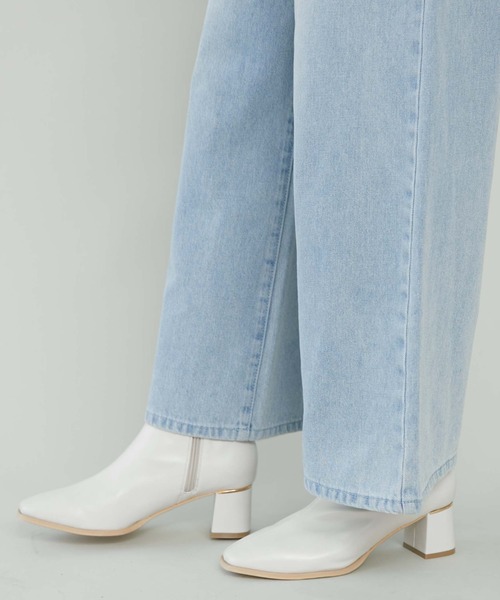 archives(アルシーヴ)の「ストレッチブーツ(ブーツ・レディース・アイボリー/ブラック・MEDIUM/LARGE)」の4枚目の写真