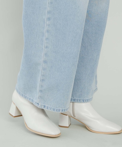 archives(アルシーヴ)の「ストレッチブーツ(ブーツ・レディース・アイボリー/ブラック・MEDIUM/LARGE)」の5枚目の写真