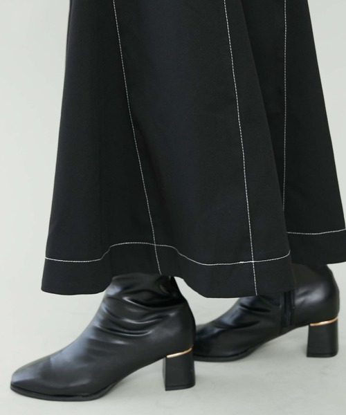 archives(アルシーヴ)の「ストレッチブーツ(ブーツ・レディース・アイボリー/ブラック・MEDIUM/LARGE)」の11枚目の写真