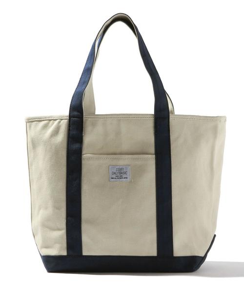 coen（コーエン）の「デイリーキャンバストートバッグ（トートバッグ・レディース・ネイビー/カモフラージュ・FREE）」の2枚目の写真