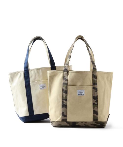 coen（コーエン）の「デイリーキャンバストートバッグ（トートバッグ・レディース・ネイビー/カモフラージュ・FREE）」の9枚目の写真