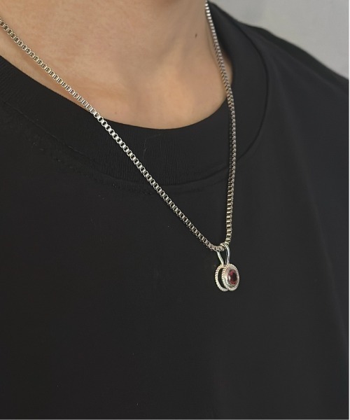 blatto(ブラット)の「【blatto 925silver】925シルバートップ デザインネックレス blat-ne-5 Y(ネックレス・メンズ・レッド/ライトブルー/レッド系その他/ライトグリーン/ブラック/シルバー系その他/イエロー・FREE)」の6枚目の写真