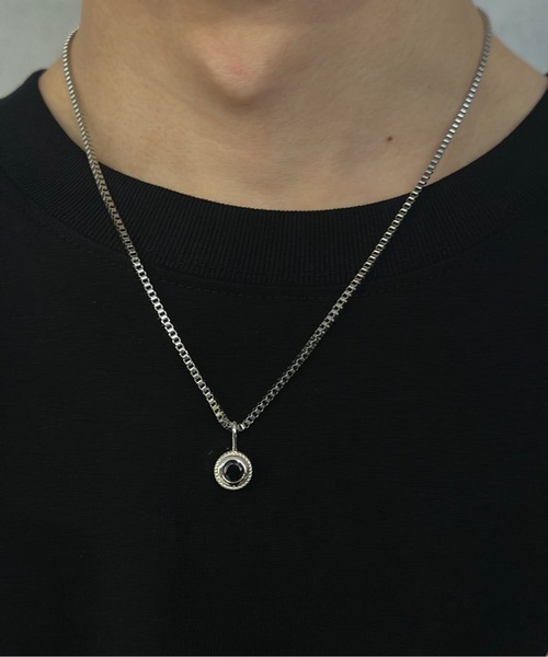 blatto(ブラット)の「【blatto 925silver】925シルバートップ デザインネックレス blat-ne-5 Y(ネックレス・メンズ・レッド/ライトブルー/レッド系その他/ライトグリーン/ブラック/シルバー系その他/イエロー・FREE)」の2枚目の写真