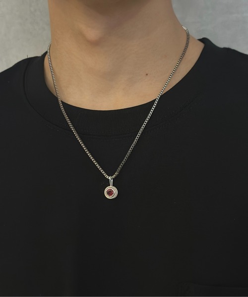 blatto(ブラット)の「【blatto 925silver】925シルバートップ デザインネックレス blat-ne-5 Y(ネックレス・メンズ・レッド/ライトブルー/レッド系その他/ライトグリーン/ブラック/シルバー系その他/イエロー・FREE)」の14枚目の写真