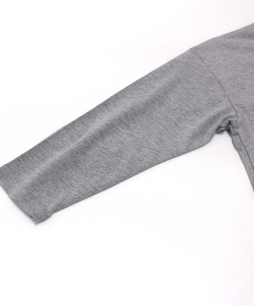 ZI-ON（ジーオン）の「USコットンフェイクレイヤードBIGロンT（Tシャツ/カットソー・キッズ・ダークグリーン/ベージュ/ホワイト系その他/オフホワイト/パープル/杢グレー/ブラック系その他/ブラック・130cm/140cm/150cm/160cm/120cm/110cm）」の17枚目の写真