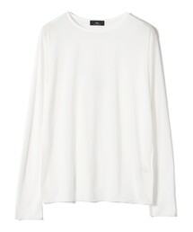SHIPS Primary Navy Label:〈手洗い可能〉コットン ハイゲージ プルオーバー