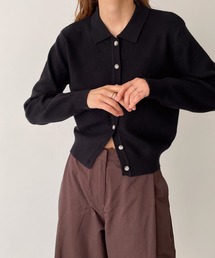 CANAL JEAN | El mar(エルマール) ポロニットカーディガン(カーディガン/ボレロ)