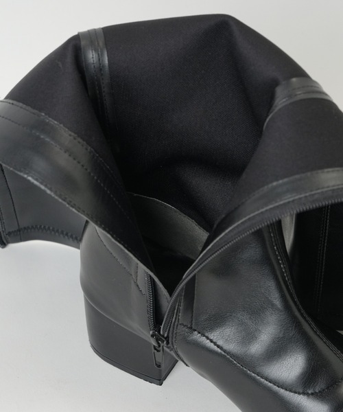 WEGO（ウィゴー）の「WEGO/ストレッチロングブーツ（ブーツ・レディース・ブラック/オフホワイト/ブラウン・LARGE/MEDIUM）」の20枚目の写真