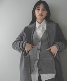 NATURAL BEAUTY BASIC（ナチュラルビューティーベーシック）の「◇ミドルゲージボクシーニットシリーズ ニットカーディガン（カーディガン/ボレロ・レディース）」