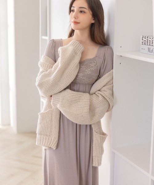 新品未使用♡ フランシュリッペ ルームウェアセット ワンピース ルームソックス セール】【ナイトブラ付きルームウェア】《ラクシアスリープ