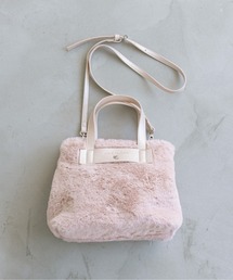 OLIVE des OLIVE | エンブレム付きファーミニトートバッグ　1032120130(ショルダーバッグ)