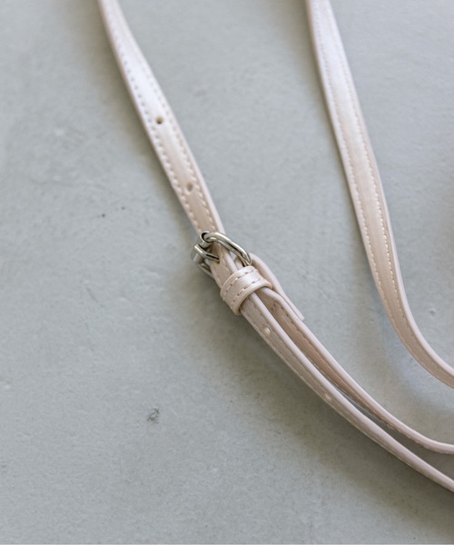 OLIVE des OLIVE(オリーブデオリーブ)の「エンブレム付きファーミニトートバッグ 1032120130(ショルダーバッグ・レディース・ピンク/アイボリー・FREE)」の11枚目の写真