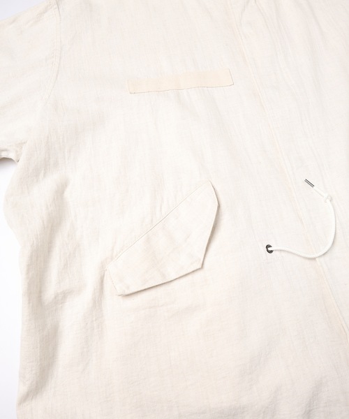 RYU(リュー)の「cotton linen M-65(シャツ/ブラウス・メンズ・ナチュラル・4)」の6枚目の写真