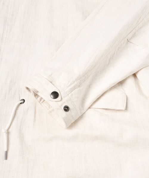 RYU(リュー)の「cotton linen M-65(シャツ/ブラウス・メンズ・ナチュラル・4)」の8枚目の写真