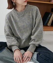 【WEB限定】ふわメランジショートプルオーバー