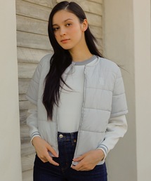 IRISHMAN（アイリッシュマン）の「【W-IR】 2way half sleeve puffer jacket / 半袖中綿ダウンジャケット（ダウンジャケット/コート）」