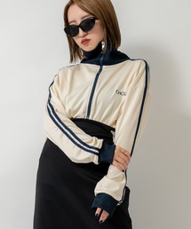 DEVICE | ダブルライン リブ トラックジャケット ジャージ(ジャージ)