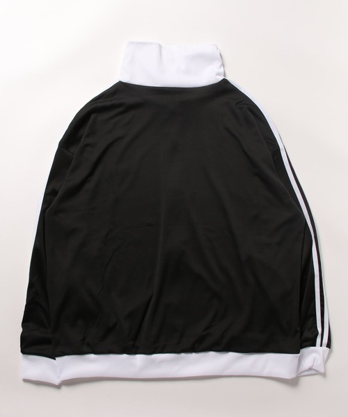 DEVICE（デバイス）の「ダブルライン バイカラーリブ トラックジャケット ジャージ（ジャージ・レディース・ブラック×ホワイト/ホワイト系その他・FREE）」の11枚目の写真