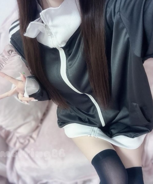 DEVICE（デバイス）の「ダブルライン バイカラーリブ トラックジャケット ジャージ（ジャージ・レディース・ブラック×ホワイト/ホワイト系その他・FREE）」の13枚目の写真