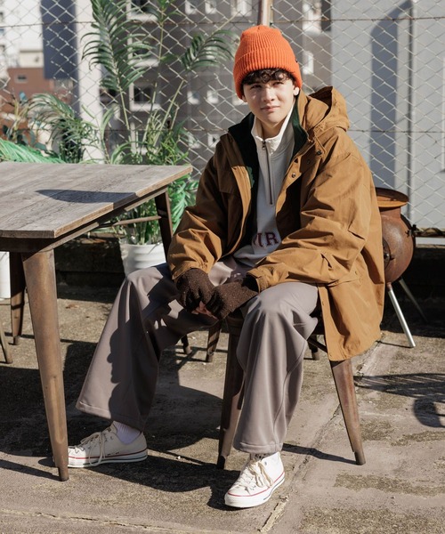 niko and...（ニコアンド）の「4WAYマウンテンパーカー（マウンテンパーカー・メンズ・キャメル/ブラック・LARGE/MEDIUM）」の8枚目の写真