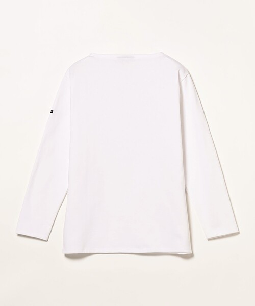 BEAMS F(ビームスエフ)の「SAINT JAMES / OUESSANT ソリッド ボートネック Tシャツ(Tシャツ/カットソー・メンズ・オフホワイト/ブラック/ナチュラル/ネイビー・6/5/4)」の15枚目の写真