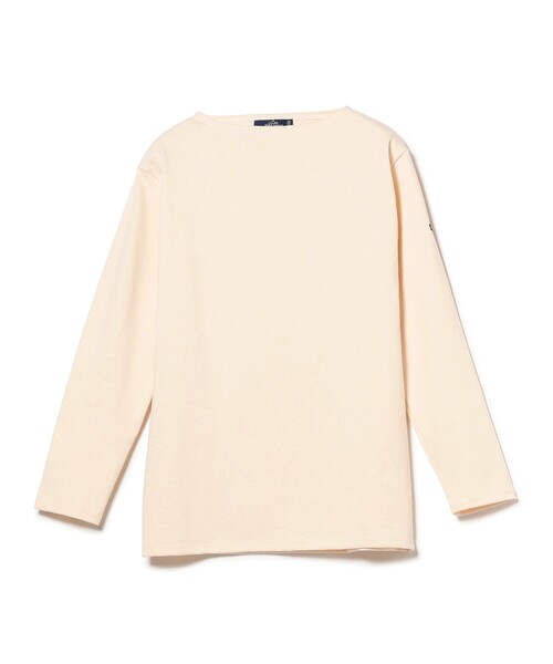 BEAMS F(ビームスエフ)の「SAINT JAMES / OUESSANT ソリッド ボートネック Tシャツ(Tシャツ/カットソー・メンズ・オフホワイト/ブラック/ナチュラル/ネイビー・6/5/4)」の20枚目の写真