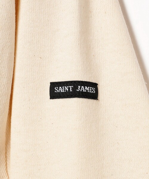 BEAMS F(ビームスエフ)の「SAINT JAMES / OUESSANT ソリッド ボートネック Tシャツ(Tシャツ/カットソー・メンズ・オフホワイト/ブラック/ナチュラル/ネイビー・6/5/4)」の22枚目の写真