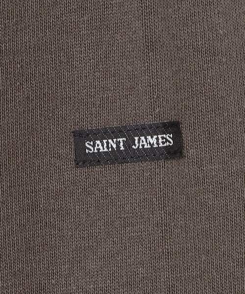 BEAMS F(ビームスエフ)の「SAINT JAMES / OUESSANT ソリッド ボートネック Tシャツ(Tシャツ/カットソー・メンズ・オフホワイト/ブラック/ナチュラル/ネイビー・6/5/4)」の19枚目の写真