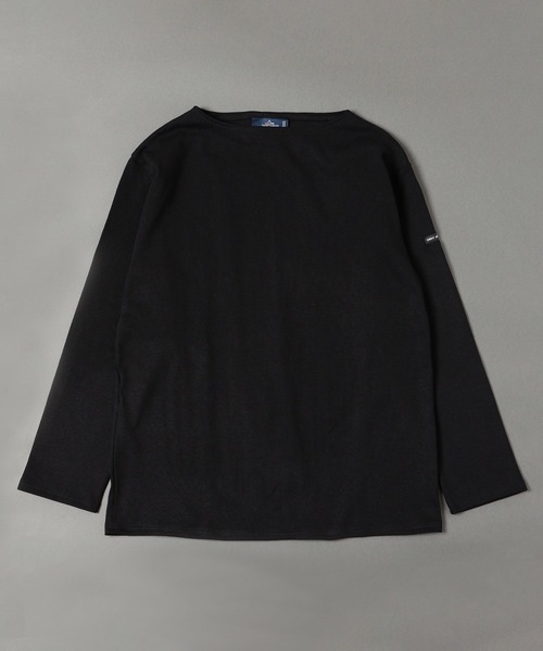 BEAMS F(ビームスエフ)の「SAINT JAMES / OUESSANT ソリッド ボートネック Tシャツ(Tシャツ/カットソー・メンズ・オフホワイト/ブラック/ナチュラル/ネイビー・6/5/4)」の6枚目の写真