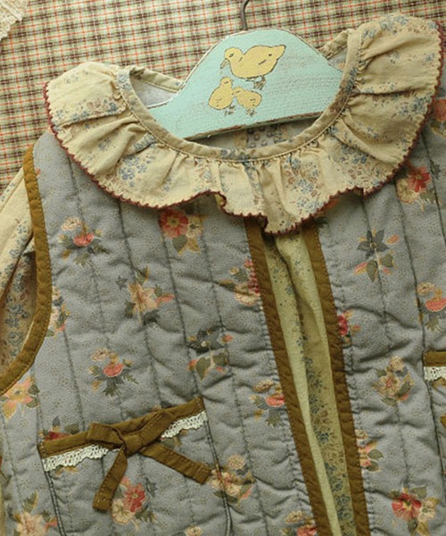 aimoha(アイモハ)の「【aimoha-KIDS-】子供服 田舎風花柄ブラウス(シャツ/ブラウス・キッズ・ライトグリーン・140/120/150/100/130/110/90)」の5枚目の写真