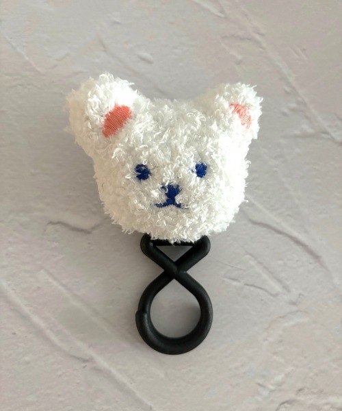 lit.Cy(リットシー)の「テディベア ベビーカーフック 荷物掛け(ベビーカー/ベビーカー用品・レディース・ブラウン/ベージュ/オフホワイト・FREE)」の1枚目の写真