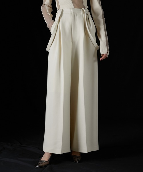 PRANK PROJECT(プランクプロジェクト)の「フックウエストサスペンダーパンツ / Hook Waist Suspender Pants(その他パンツ・レディース・チャコールグレー/ホワイト/ブラック・38/36)」の19枚目の写真