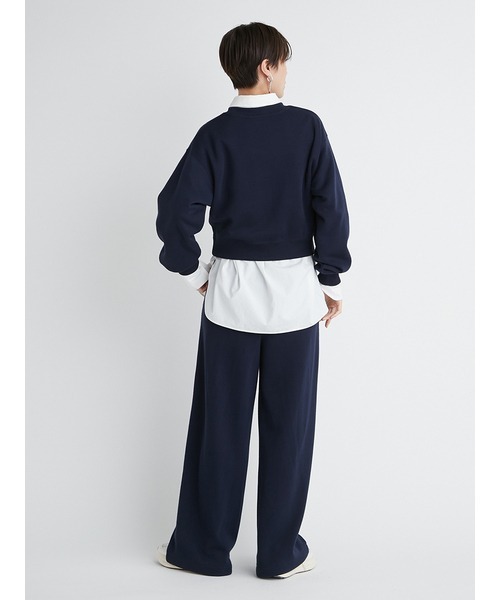 emmi（エミ）の「【emmi atelier】ewcロゴスウェットパンツ