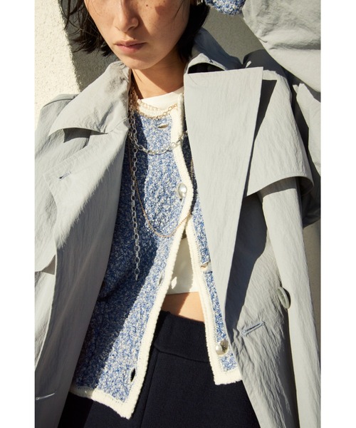 emmi（エミ）の「【emmi atelier】ewcロゴスウェットパンツ（スウェットパンツ・レディース・ライトブルー/ネイビー/ホワイト・FREE）」の6枚目の写真