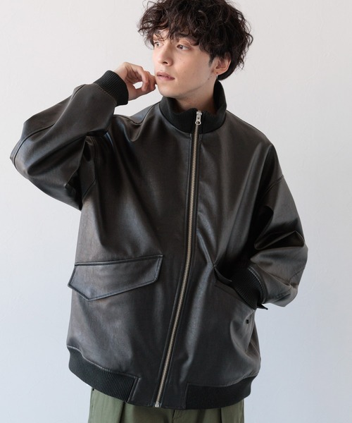 RAGEBLUE（レイジブルー）の「シンセティックレザー/スタンドリブ