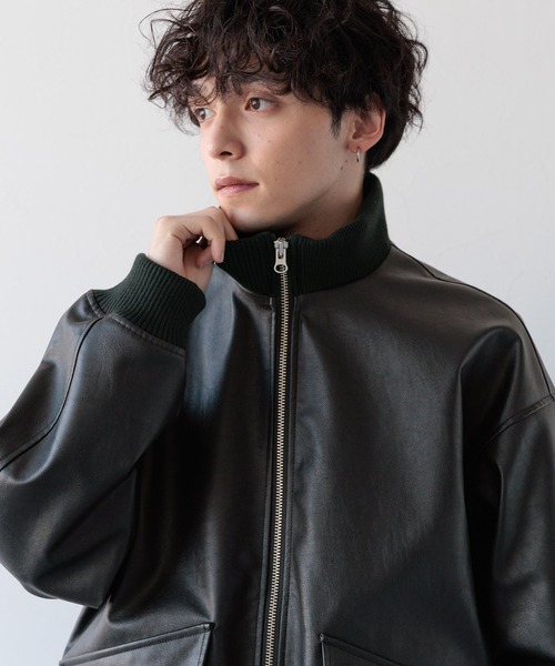 RAGEBLUE（レイジブルー）の「シンセティックレザー/スタンドリブ