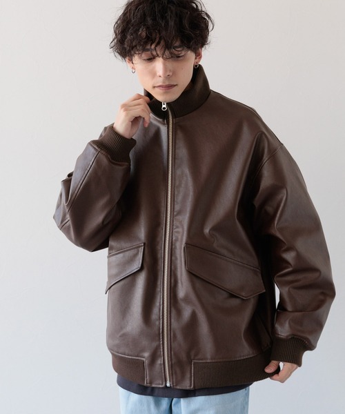 RAGEBLUE（レイジブルー）の「シンセティックレザー/スタンドリブ