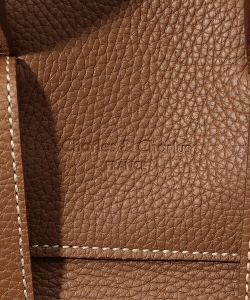 TOMORROWLAND （トゥモローランド）の「Charles et Charlus シュリンクレザー バックパック（バックパック/リュック・メンズ・ブラウン・FREE）」の5枚目の写真