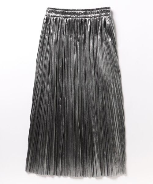 Q（キュー）の「シャイニープリーツスカート（スカート・レディース・ゴールド/シルバー・MEDIUM）」の13枚目の写真
