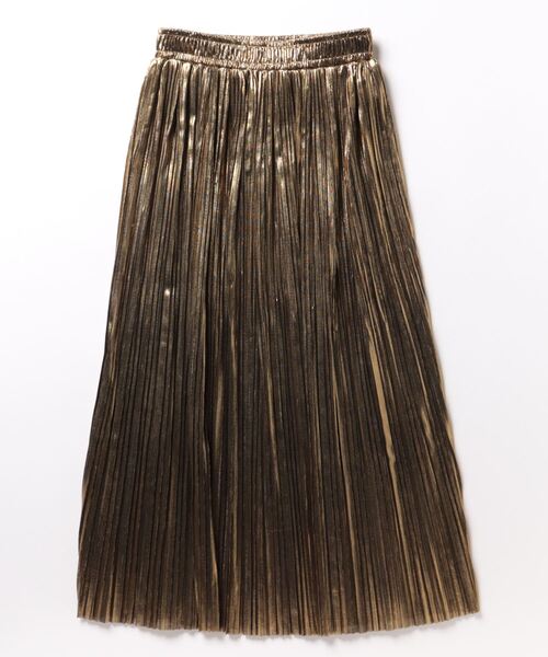 Q（キュー）の「シャイニープリーツスカート（スカート・レディース・ゴールド/シルバー・MEDIUM）」の14枚目の写真