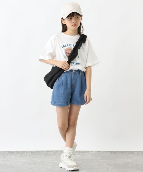 GLOBAL WORK（グローバルワーク）の「クシュクシュショルダーBAG/103899（ショルダーバッグ・キッズ・ブラック/アイボリー・FREE）」の21枚目の写真