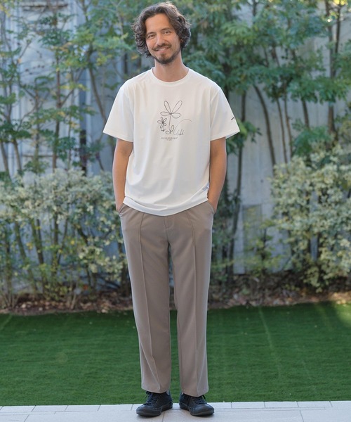 CALL&RESPONSE(コールアンドレスポンス)の「mt8811- ラクガキFLOWER-プリント半袖Tシャツ(Tシャツ/カットソー・メンズ・ホワイト・1/2/4/5)」の2枚目の写真